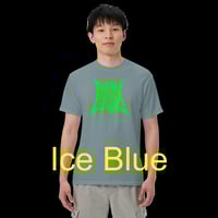 Image 18 of Comfort Colours Cotton Tee - Classic Logo Toxic Green - Many Colors Available - Free U.S. Shipping!