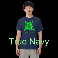 Image 3 of Comfort Colours Cotton Tee - Classic Logo Toxic Green - Many Colors Available - Free U.S. Shipping!