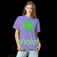 Image 25 of Comfort Colours Cotton Tee - Classic Logo Toxic Green - Many Colors Available - Free U.S. Shipping!