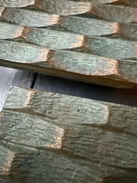 Image 4 of Pair of Lateral Bronze Door Handles with Letter Plate, 20th Century