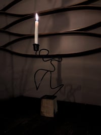Image 1 of forged candlestick 3