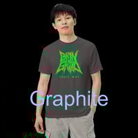 Image 22 of Comfort Colours Cotton Tee - Classic Logo Toxic Green - Many Colors Available - Free U.S. Shipping!