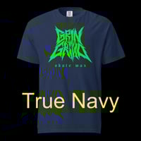 Image 2 of Comfort Colours Cotton Tee - Classic Logo Toxic Green - Many Colors Available - Free U.S. Shipping!