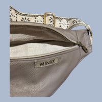 Image 2 of Small taupe leather bumbag