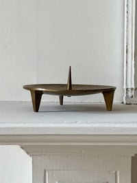 Image 1 of Dish Candleholder of Cast Bronze, 20th Century, European