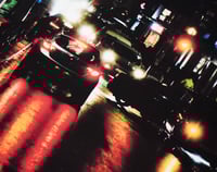 Image 3 of Gridlock - a4 Mounted Print.