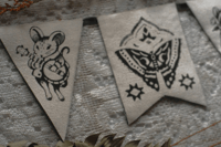 Image 2 of Lover Mice Bunting Flags