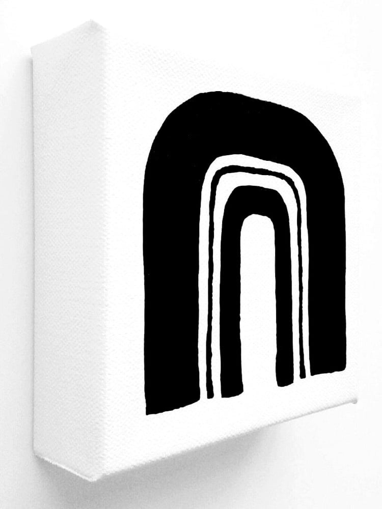 Image of RaiNbOW - 5" X 5" CANVAS