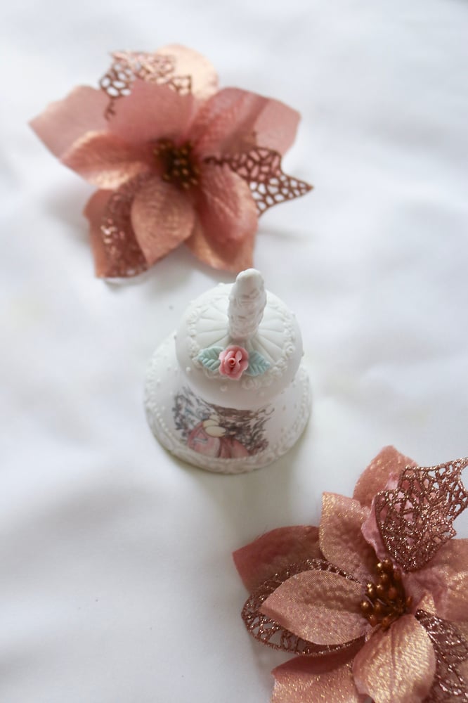 Image of 1994 Precious Moments "Of All The Grandmother" Porcelain Bell