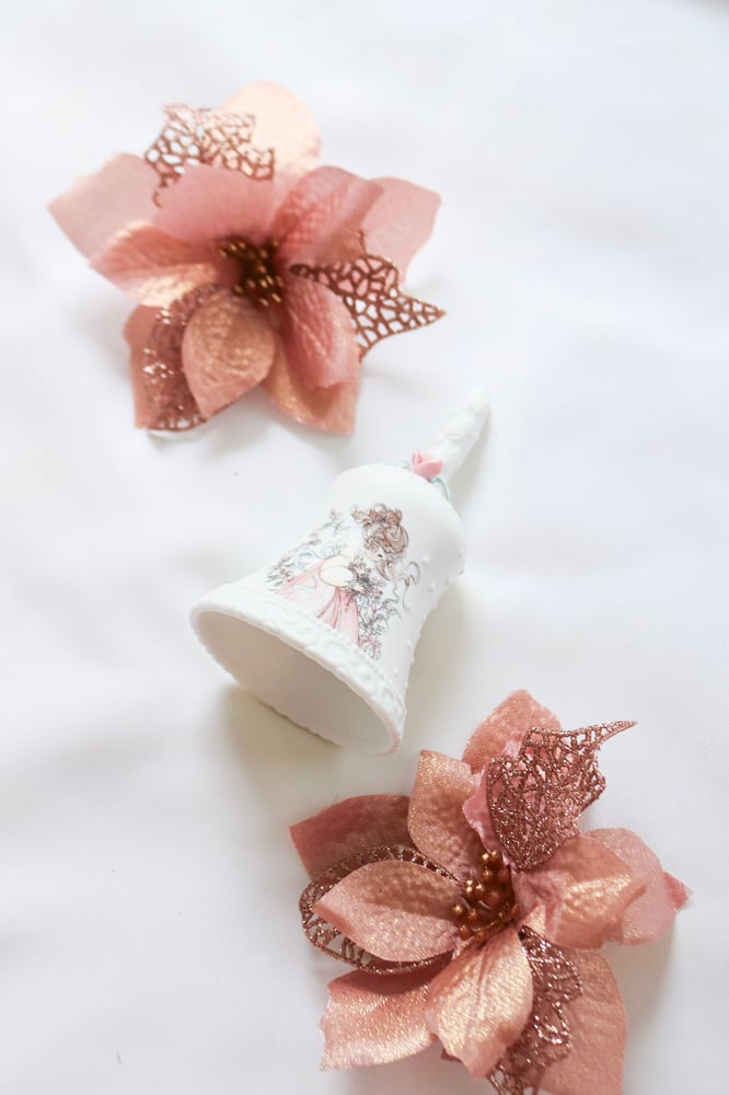 Image of 1994 Precious Moments "Of All The Grandmother" Porcelain Bell