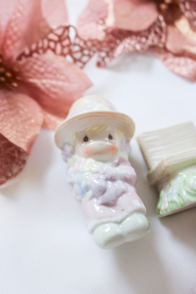 Image of Precious Moments 1997 Seasoned with a Smile Salt and Pepper Shakers