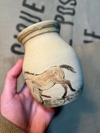 Image 3 of ‘Pasture Dance’ Horse Vase