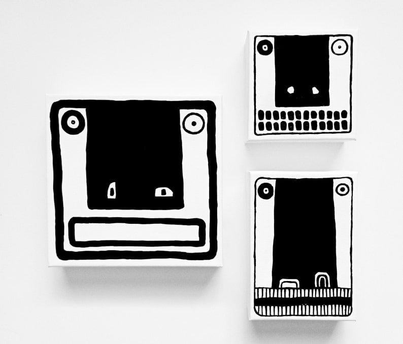 Image of FACE PAINTING - 5" X 7" CANVAS ..