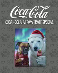 Image 1 of Coke Cola Ai Pawtrait Special