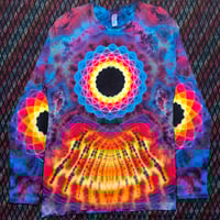 Image 1 of UV Sunset Mandala & Eggs Longsleeve - XL