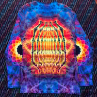 Image 2 of UV Sunset Mandala & Eggs Longsleeve - XL