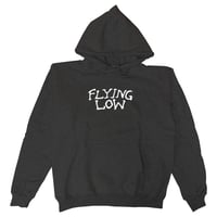 FLYING LOW ED LOGO HOODIE BLACK/WHITE