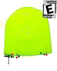 Image 1 of PIERCED BEANIE - NEON #02