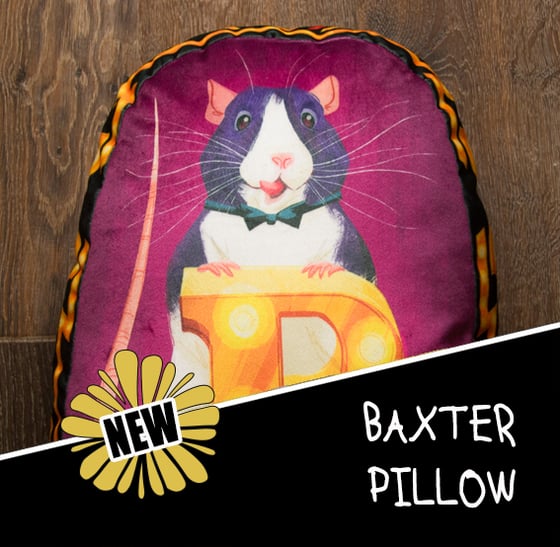 Image of Baxter Wiff a B Handmade 14" Velvet Pillow