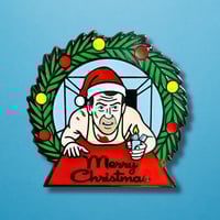 Image 1 of Merry Christmas Action Movie Enamel Pin