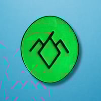 Image 1 of Twin Peaks Owl Cave Enamel Pin: Glow-in-the-Dark 