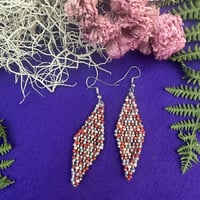 Neutral Tone Diamond Earrings