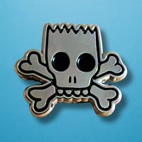 Image 1 of Vintage Skateboard Enamel Pin