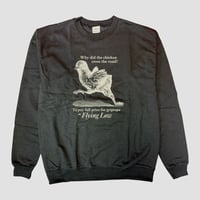FLYING LOW FULL PRICE CREWNECK BLACK/CREAM