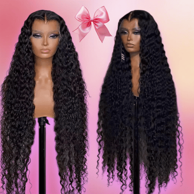 Image of Waterwave 13*6 full lace front human hair wig 