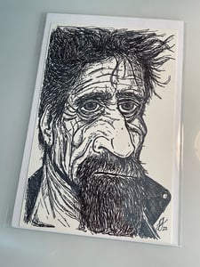 Image of Serial Killer? Original Ink Drawing