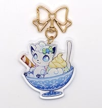 Image 1 of Alolan Vulpix Acrylic Keychain