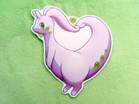 Image 2 of Goodra Heart Sticker