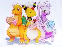 Image 2 of Goodra, Ampharos, and Dragonite Acrylic Stand