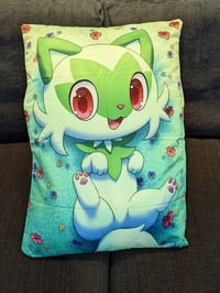 Image 2 of Sprigatito Mini Pillowcase (Clean)