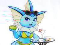 Image 3 of Vaporeon Acrylic Stand