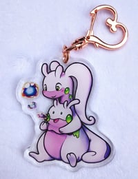 Image 5 of Goodra and Goomy Acrylic Keychain