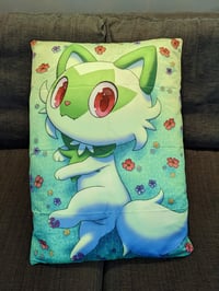 Image 3 of Sprigatito Mini Pillowcase (Clean)