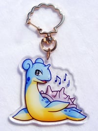 Image 2 of Lapras Acrylic Keychain