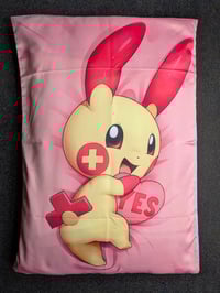 Image 4 of Plusle & Minun Mini Pillowcase (Clean)