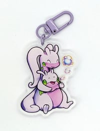 Image 3 of Goodra and Goomy Acrylic Keychain