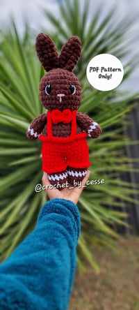 Image 1 of Gingerbread (boy) Bunny PDF Pattern