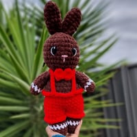 Image 2 of Gingerbread (boy) Bunny PDF Pattern