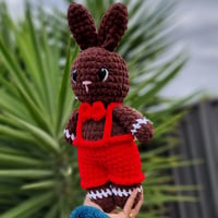 Image 3 of Gingerbread (boy) Bunny PDF Pattern