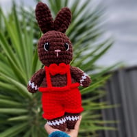 Image 4 of Gingerbread (boy) Bunny PDF Pattern
