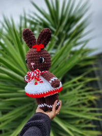 Image 3 of Gingerbread (girl) Bunny Crochet Pattern
