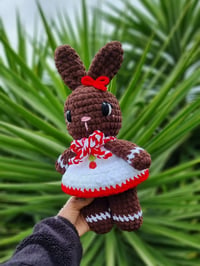 Image 4 of Gingerbread (girl) Bunny Crochet Pattern