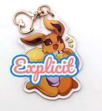 Image 1 of Eevee Acrylic Keychain (R18)