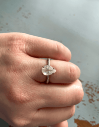 Image 21 of bohemian rainbow moonstone ring . size 5.25 5.5