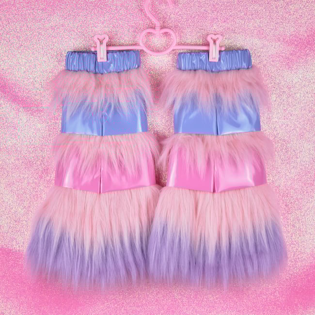 ✰CUSTOM✰ FuturistiCuties fluffy legwarmers