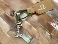 Image 1 of Dainty Sterling Silver Key Charm